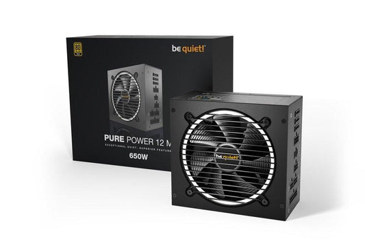 be quiet! Pure Power 12 M 650 W 80+ Gold Certified Fully Modular ATX Power Supply