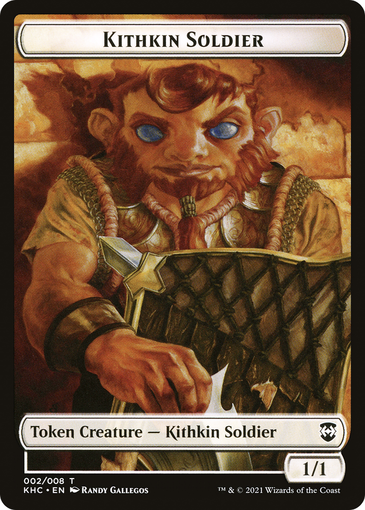 Kithkin Soldier (TKHC-002) - Kaldheim Commander Tokens