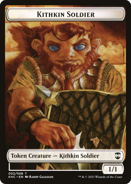 Kithkin Soldier (TKHC-002) - Kaldheim Commander Tokens