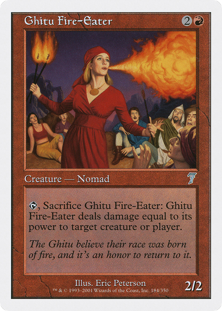 Ghitu Fire-Eater (7ED-184) - Seventh Edition