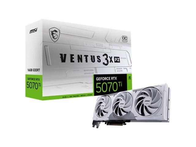 MSI VCX GeForce RTX 5070 Ti 16G VENTUS 3X PZ OC 16GB GDDR7 256bit