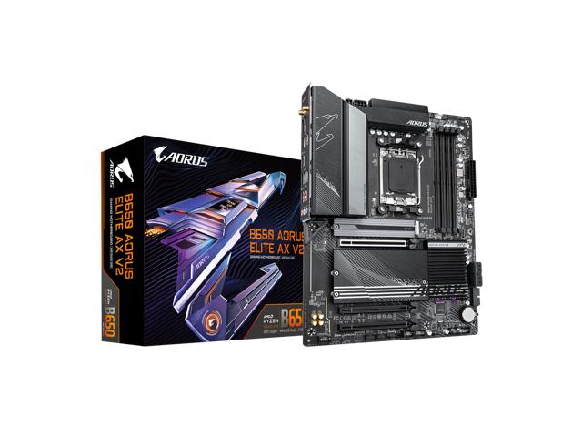 Gigabyte B650 AORUS ELITE AX V2 B650 AM5 Max192GB DDR5 PCIE ATX