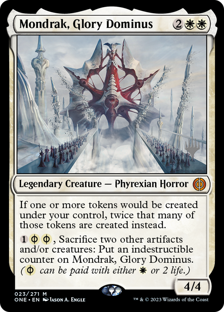 Mondrak, Glory Dominus (PPONE-23P) - Phyrexia: All Will Be One Promos