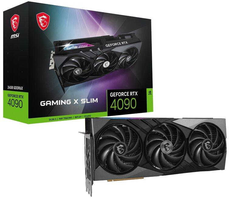 MSI GeForce RTX 4090 GAMING X SLIM 24G 24GB GDDR6X 384Bit 2xDP 2xHDMI