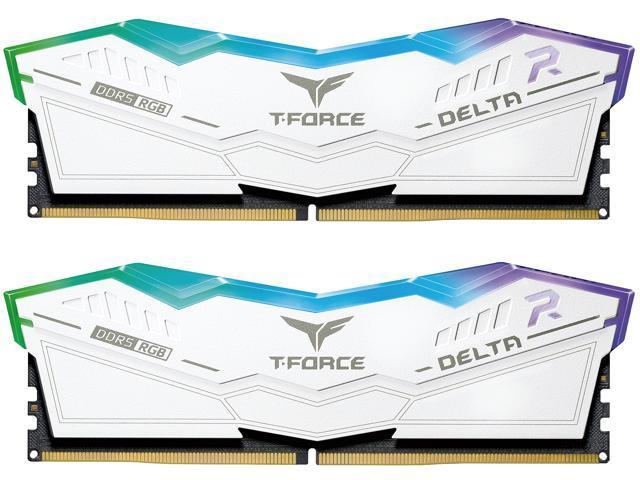 TEAMGROUP DELTA RGB 2x16GB DR5 6000MHz CL30 UDIMM WHT