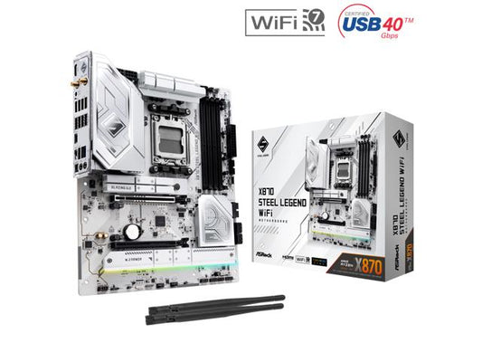 ASRock X870 Steel Legend WiFi X870 AM5 256GB DDR5 ATX Retail