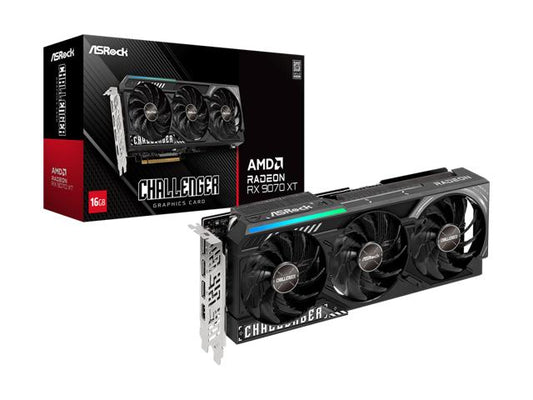 ASRock VCX RX9070XT CL 16G AMD Radeon RX 9070 XT Challenger 16GB GDDR6