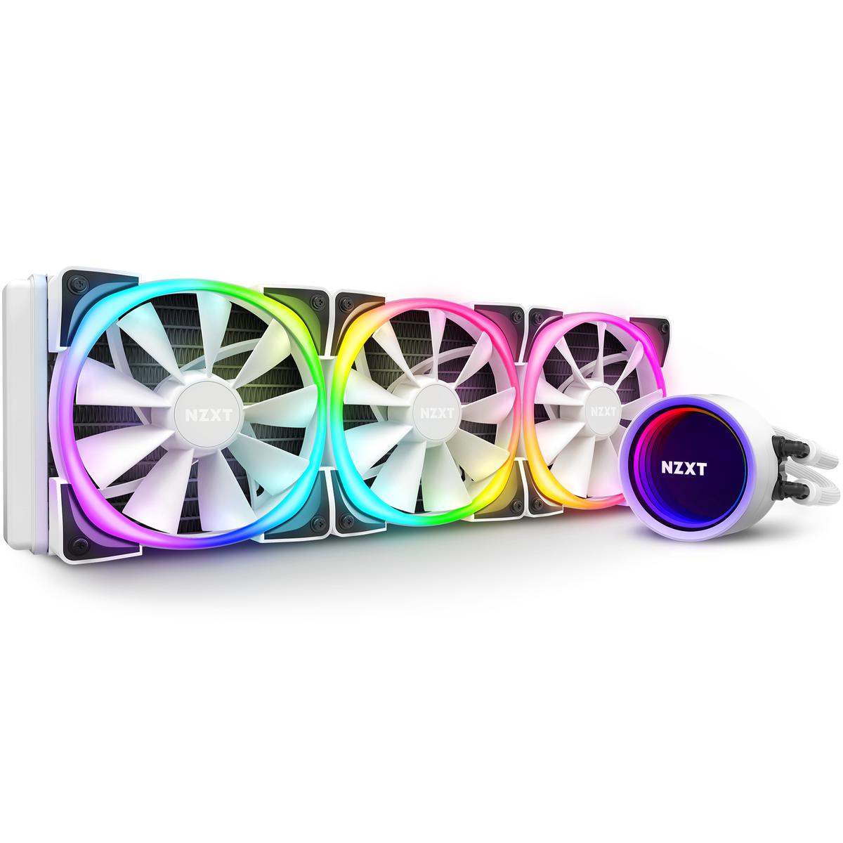 NZXT Kraken X73 360mm RGB AIO Liquid CPU Cooler + RGB White