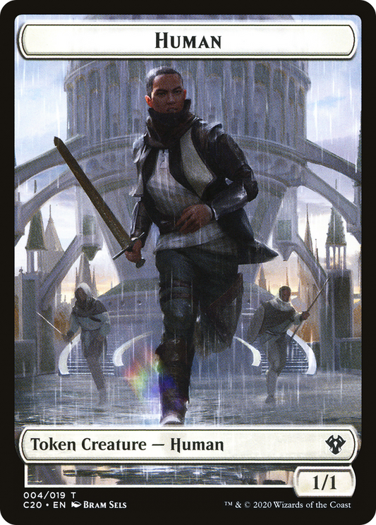 Human (TC20-004) - Commander 2020 Tokens