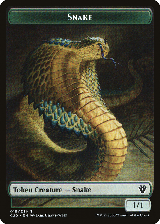 Snake (TC20-015) - Commander 2020 Tokens