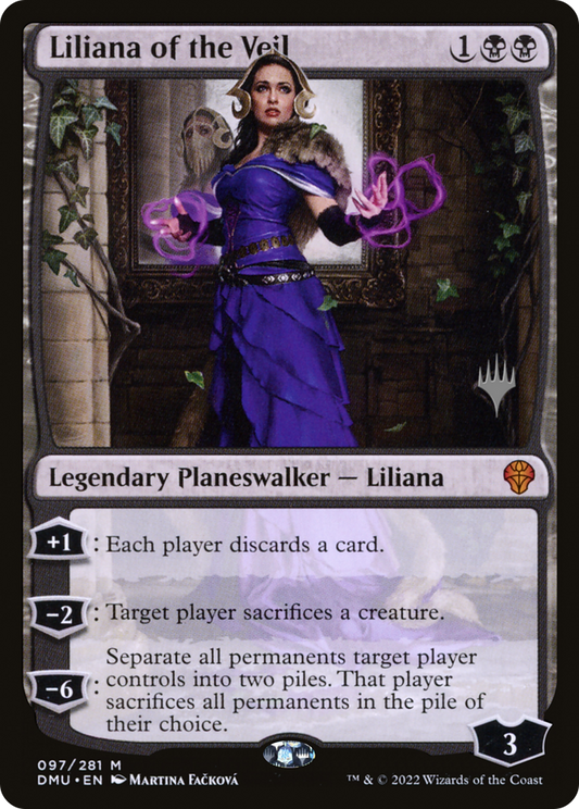 Liliana of the Veil (PPDMU-97P) - Dominaria United Promos