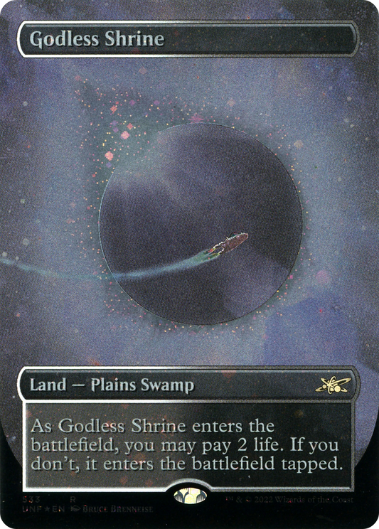 Godless Shrine (UNF-533) - Unfinity (Borderless) Foil