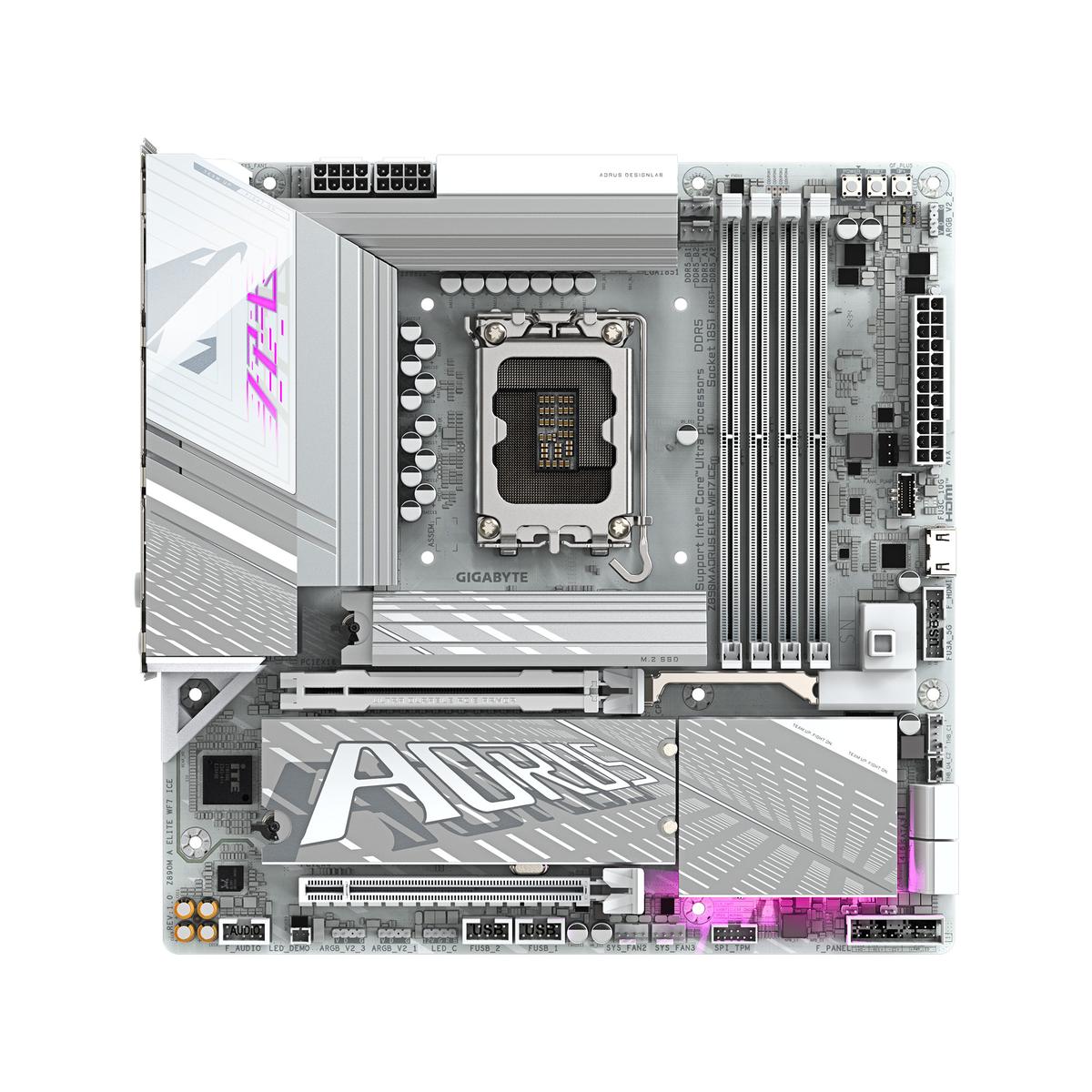 Gigabyte MB Z890 AORUS ELITE WF7 ICE Z890 LGA1851 256GB DDR5 ATX