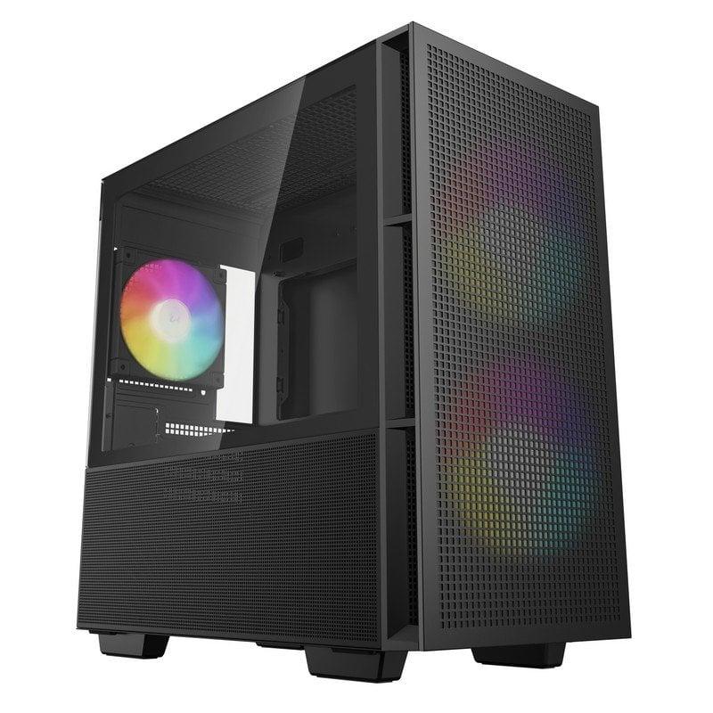 DeepCool CH360 TG Micro-ATX Black