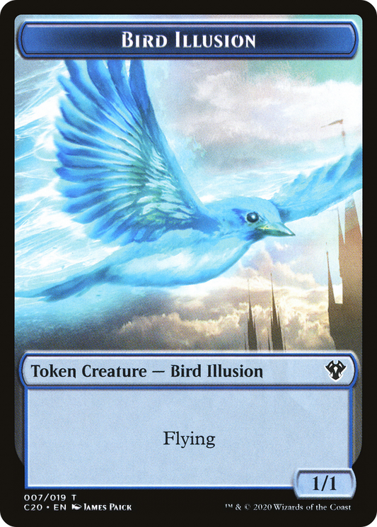 Bird Illusion (TC20-007) - Commander 2020 Tokens