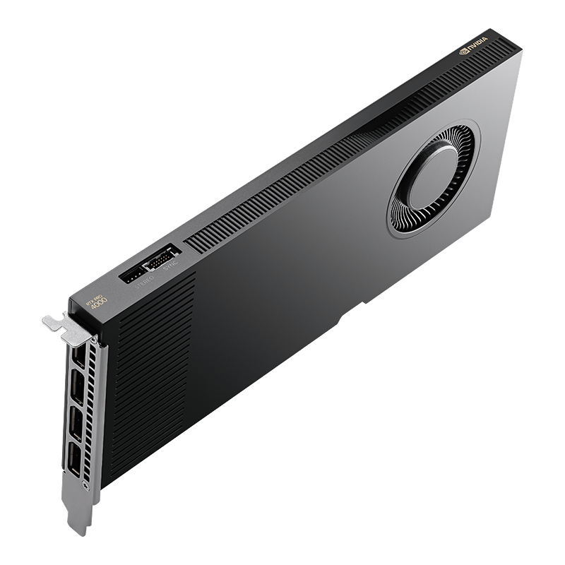 PNY VCX VCNRTXPRO4000B-PB NVIDIA RTX PRO 4000 Blackwell 24GB GDDR7 192B