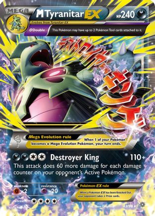 M Tyranitar EX 43/98 - XY  Ancient Origins Holofoil