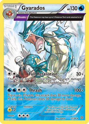 Gyarados (21) 21/98 - XY  Ancient Origins Holofoil