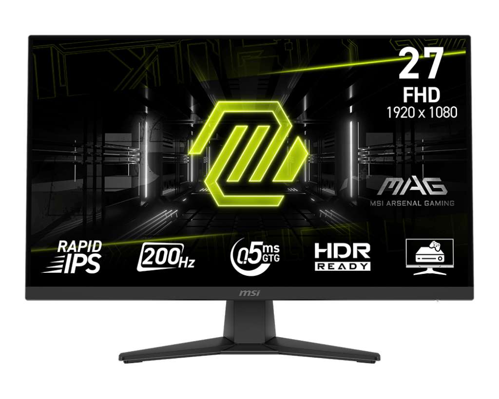 MSI MAG 272F 27 Rapid IPS FHD 1920x1080 16:9 0.5ms 200Hz HDMI DP