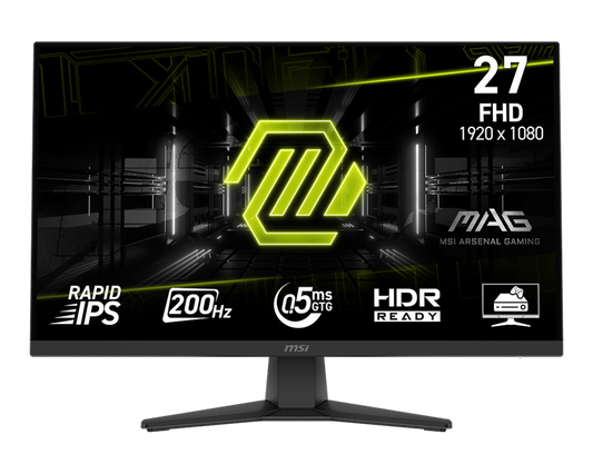 MSI MAG 272F 27 Rapid IPS FHD 1920x1080 16:9 0.5ms 200Hz HDMI DP