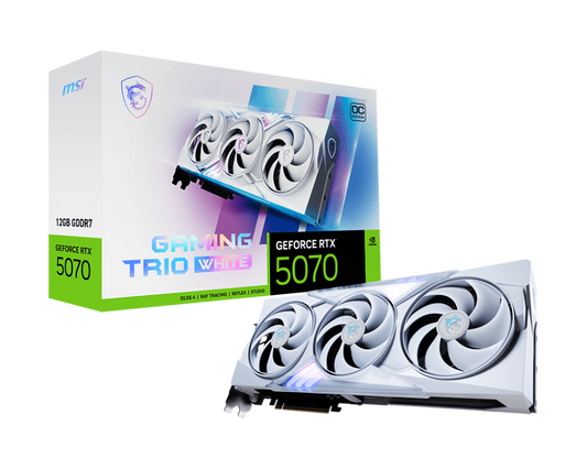 MSI VCX GeForce RTX 5070 12G GAMING TRIO OC WHITE 12GB GDDR7 192B PCIE