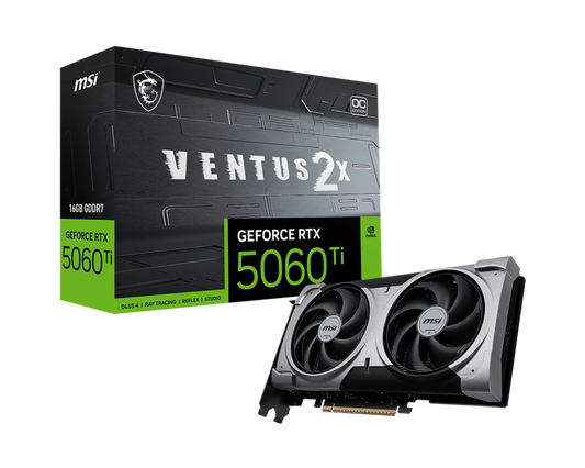 MSI VCX RTX 5060 Ti 16G VENTUS 2X OC PLUS 16GB GDDR7