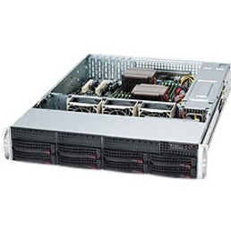 Supermicro CSE-825TQC-600LPB 2U 8x3.5HS 2x3.5Fixed 3x8cm Fan 600W Brown Box