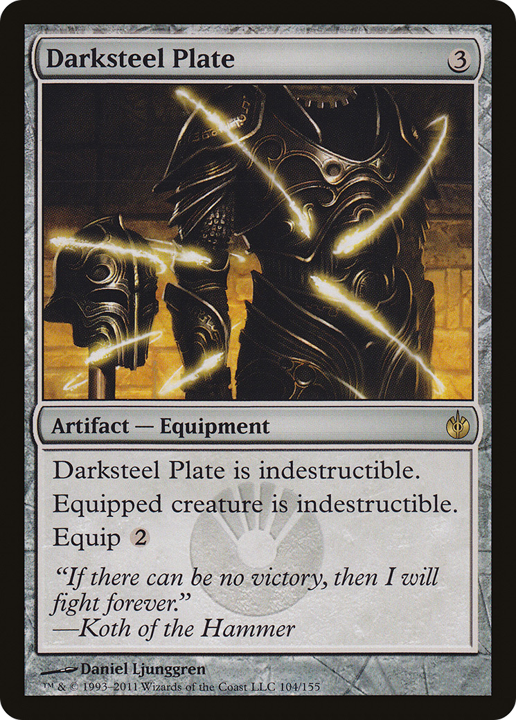 Darksteel Plate [mbs - 104]
