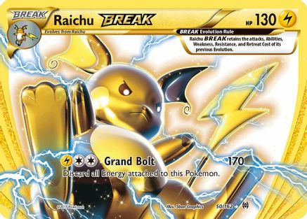 Raichu BREAK 50/162 - XY  BREAKthrough Holofoil