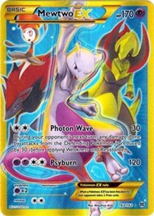 Mewtwo EX (163 Secret Full Art) 163/162 - XY  BREAKthrough Holofoil