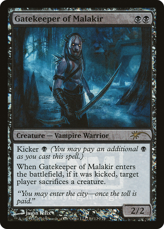 Gatekeeper of Malakir (FNM-011) - Friday Night Magic 2010 Foil
