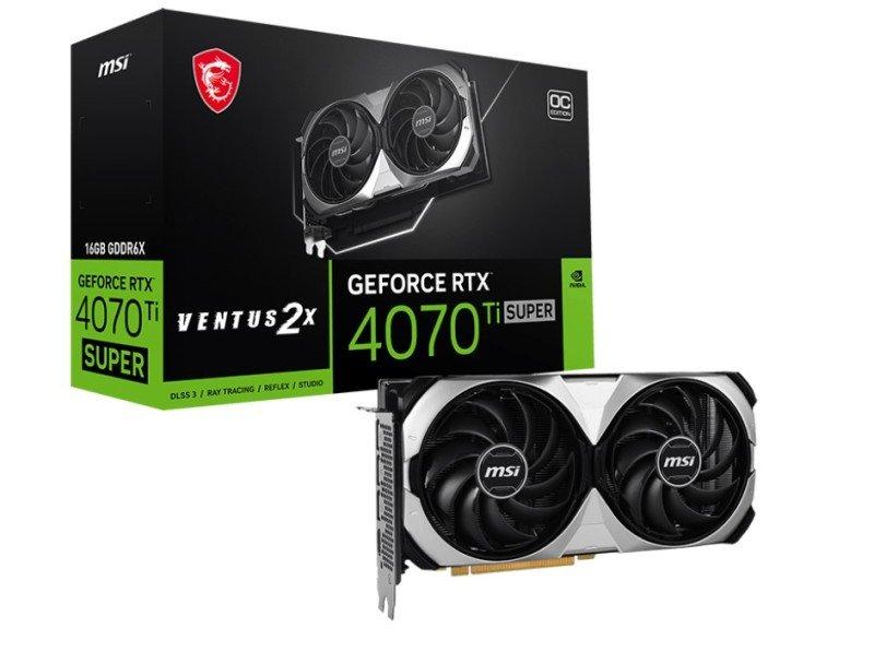 MSI GeForce RTX 4070 Ti Super 16G Ventus 2X OC 16G GDDRX