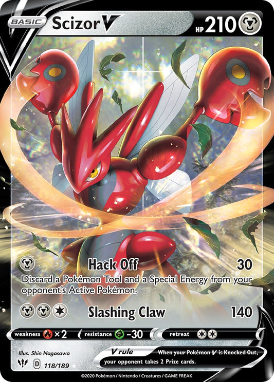Scizor V [SWSH3 - 118]