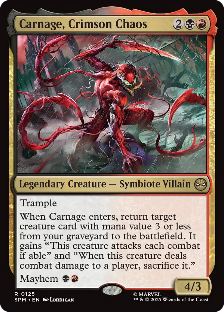Carnage, Crimson Chaos [spm - 125]