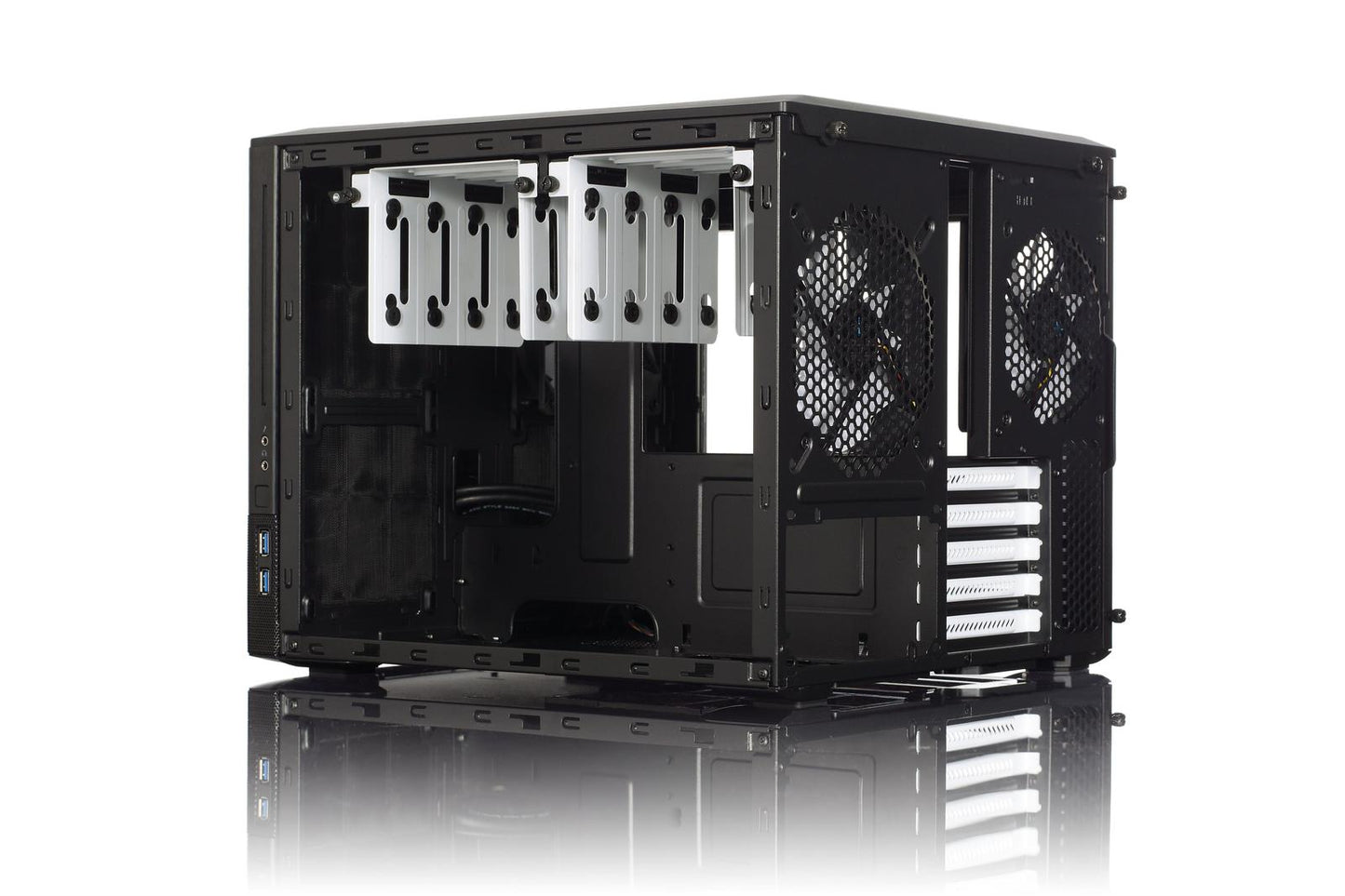 Fractal Design CS FD-CA-NODE-804-BL-W Node804 microATX chassis 5expansion slots