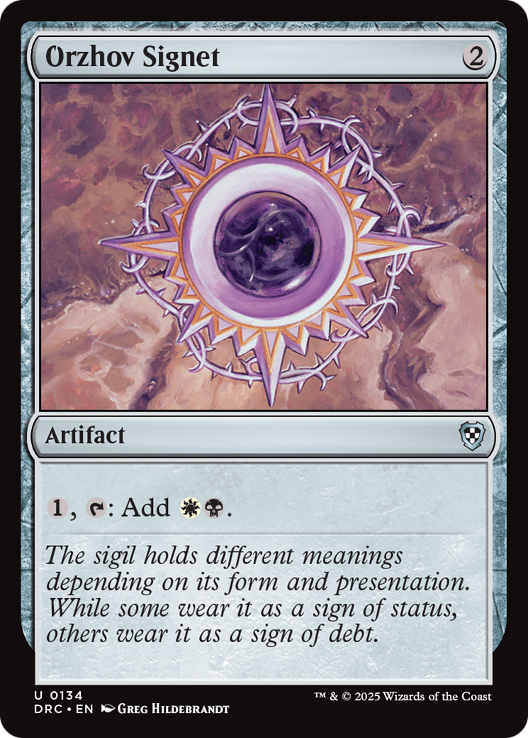 Orzhov Signet [drc - 134]