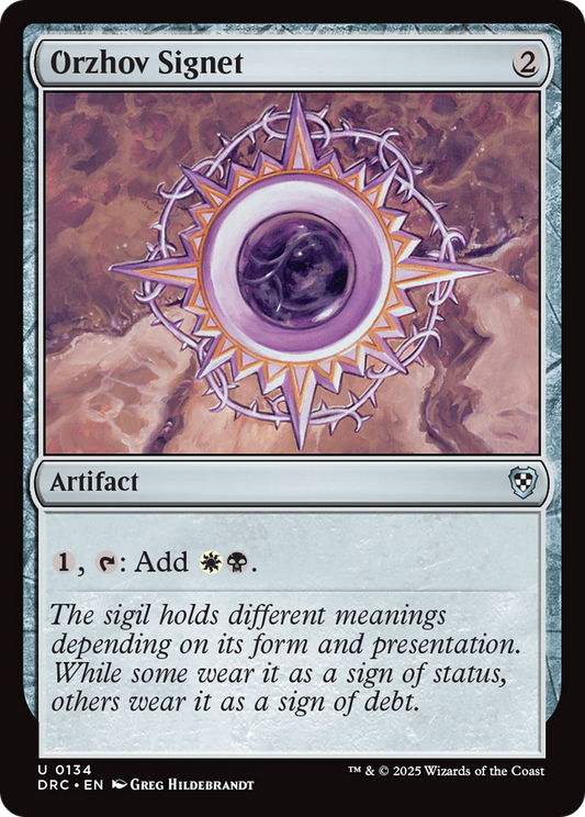 Orzhov Signet [drc - 134]