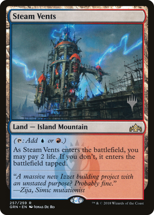 Steam Vents (PPELD-257) - Guilds of Ravnica Promos