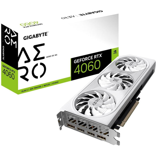 Gigabyte GeForce RTX 4060 AERO OC 8GB GDDR6 128B ATX