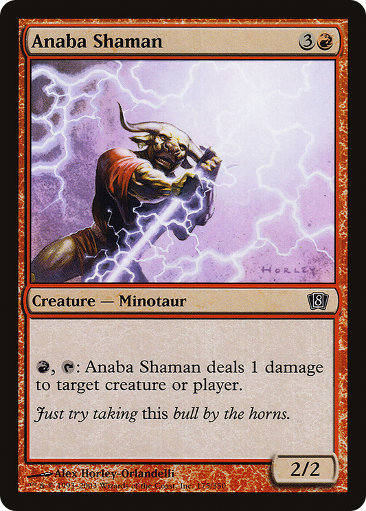 Anaba Shaman (8ED-175★) - Eighth Edition Foil
