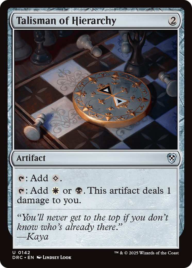 Talisman of Hierarchy [drc - 142]