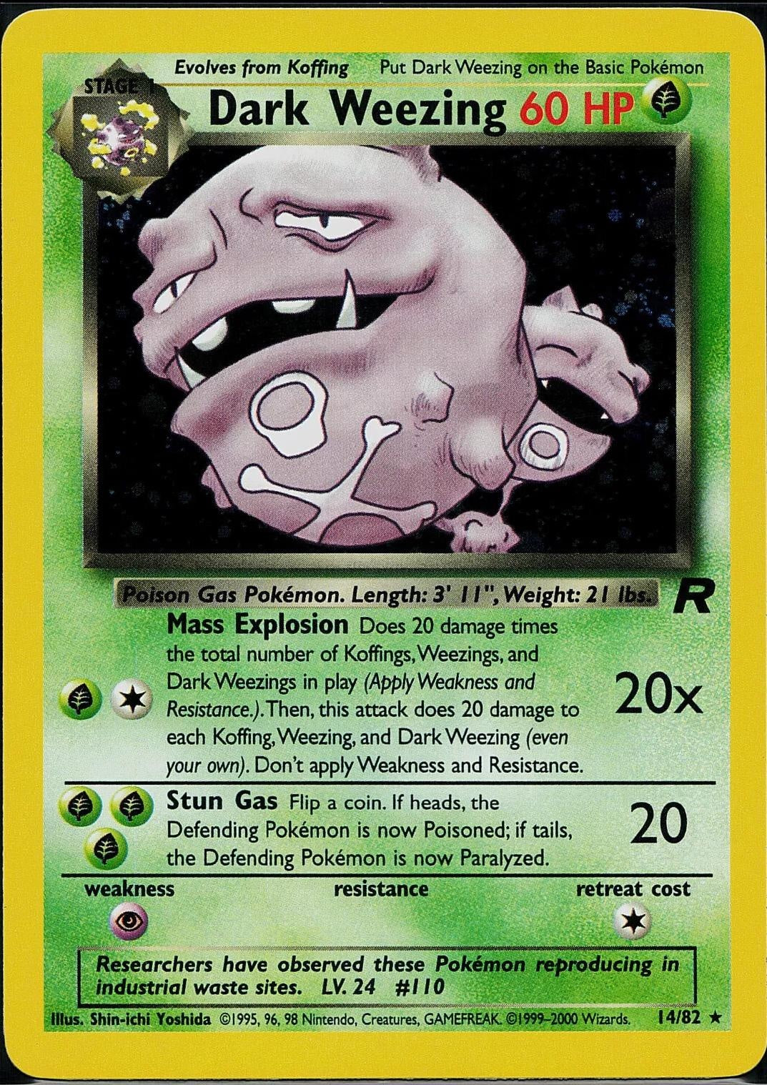 Dark Weezing [BASE5 - 14]