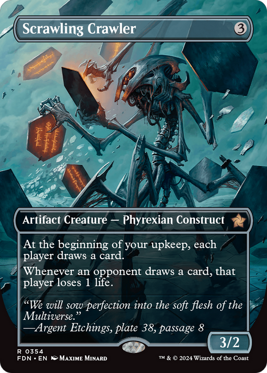 Scrawling Crawler (FDN-354) - Foundations (Borderless) Foil