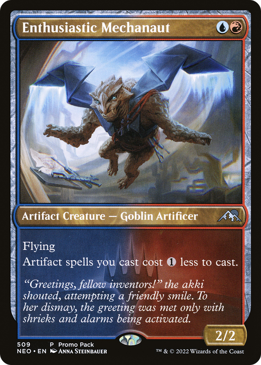 Enthusiastic Mechanaut (PPNEO-509) - Kamigawa: Neon Dynasty