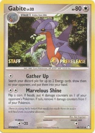 Gabite - 48/123 (Prerelease) [Staff] 48 - Diamond and Pearl Promos