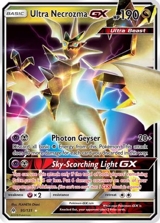 Ultra Necrozma GX 95/131 - SM  Forbidden Light Holofoil