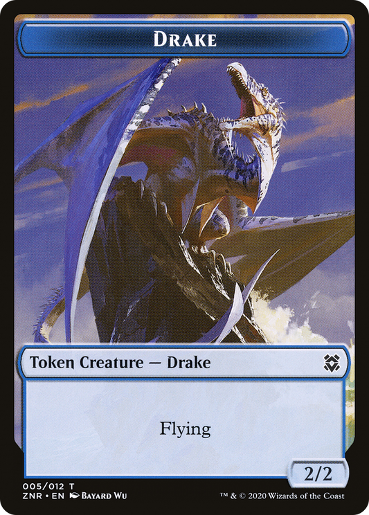 Drake (TZNR-005) - Zendikar Rising Tokens Foil