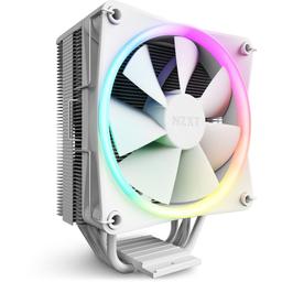 Refroidisseur d'air CPU NZXT T120 RGB avec PWM RGB 12V DC 4 broches blanc