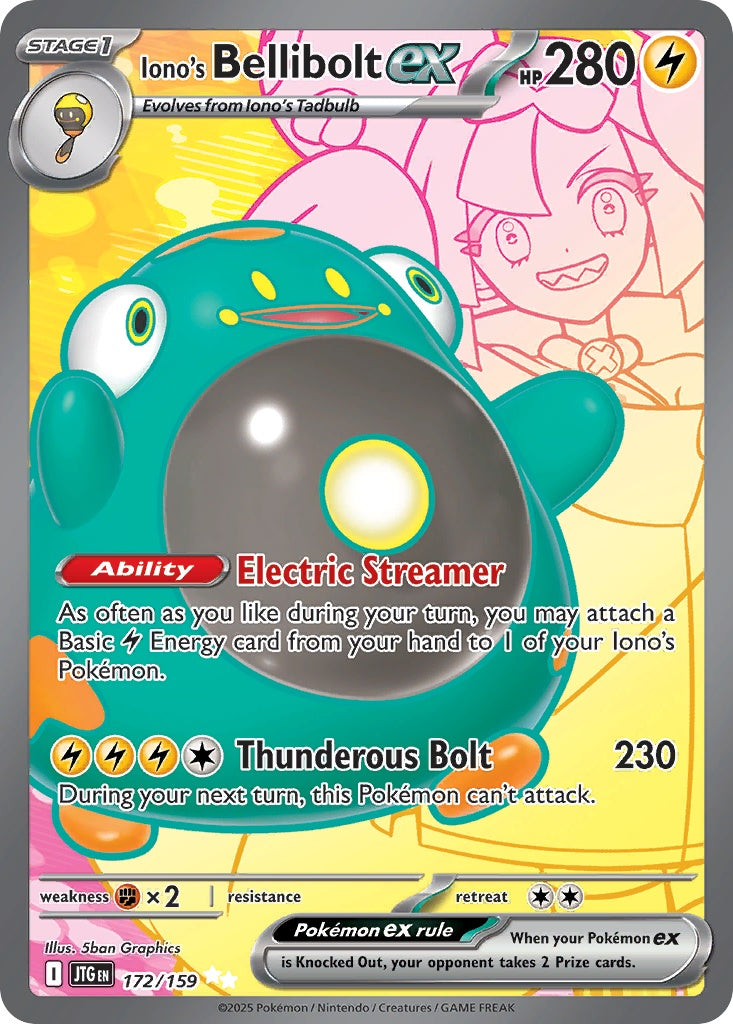 Iono's Bellibolt ex [SV9 - 172]