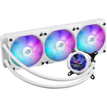 ASUS ROG STRIX LC III 360 ARGB LCD AIO CPU Liquid Cooler White